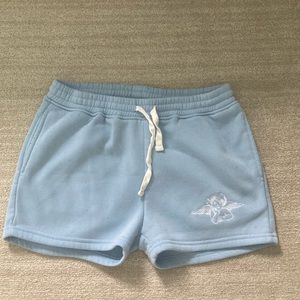 Brooklyn Cloth Sweat Shorts with pockets and angel embroidery